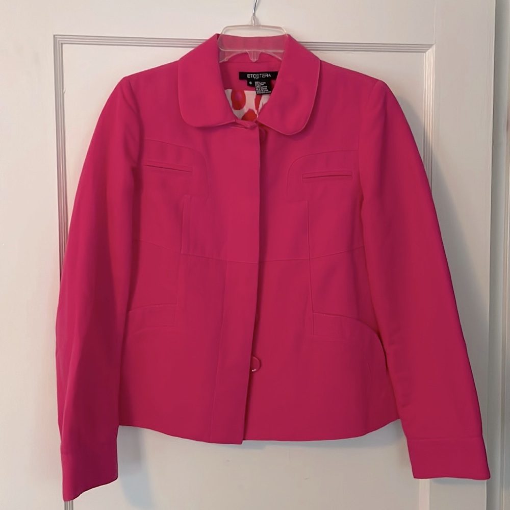 Etcetera pink blazer